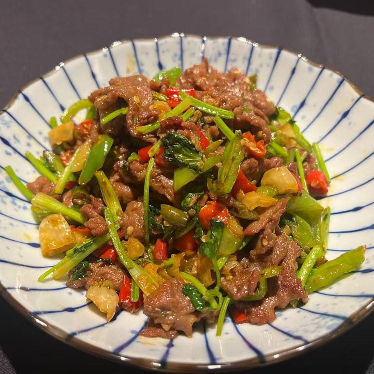 小炒黄牛肉 – Hunan Stir-fried Beef