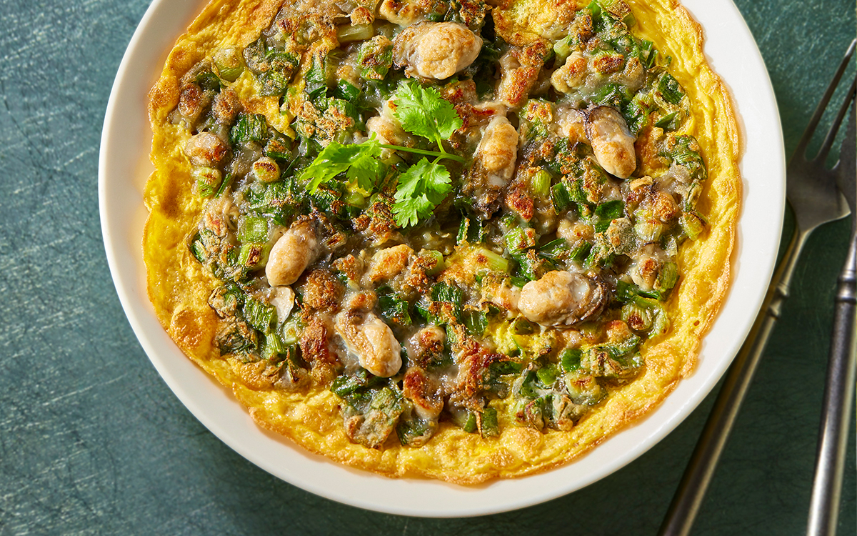 海蛎煎 做法 – Oyster Omelette (Hai Li Jian) – Fujian/Taiwan recipe