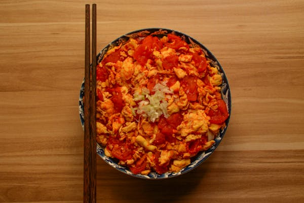 番茄炒鸡蛋 做法 – Tomato & Egg recipe
