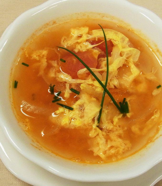 西红柿蛋花汤 – Tomato Egg Drop Soup